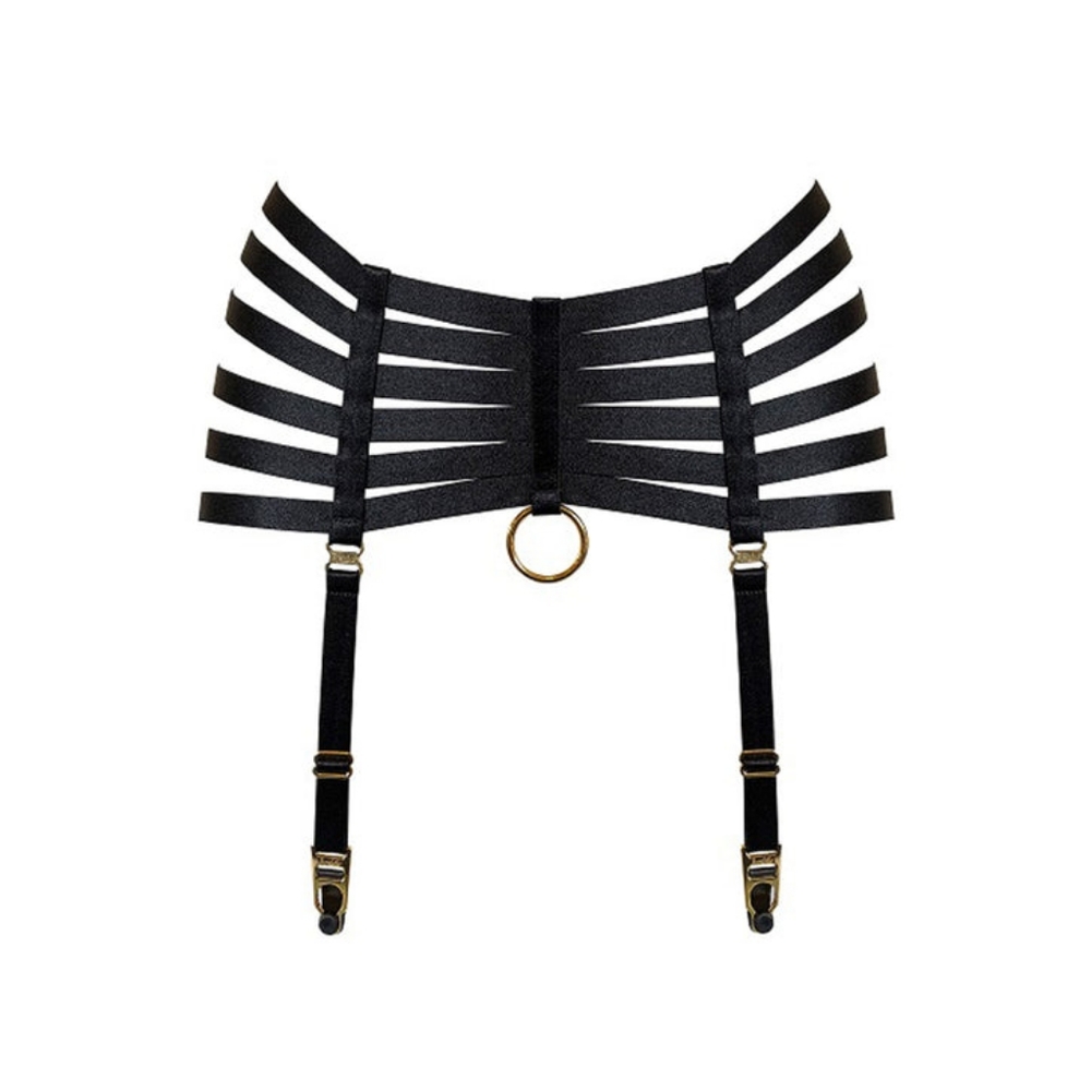 NWOT Bordelle Webbed Bondage Strappy Suspender